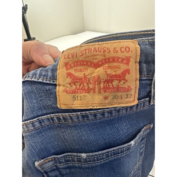 Men’s LEVI'S Denim Jeans. Model 511 - W30 L32 - Picture 4 of 8